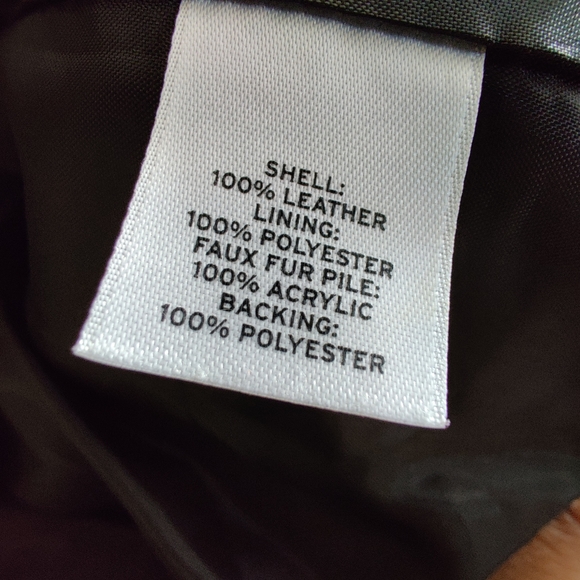 CALSON Brown Suede 100% Leather, Faux Fur Collar Long Sleeve Button Up Jacket L - Picture 10 of 10